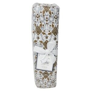 Pottery Barn New Teen Tapestry Boho Gold Mandala Print Wall Decor Dorm 80" x 91"